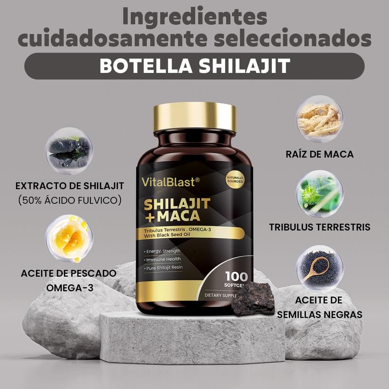 VitalBlast Shilajit + Maca