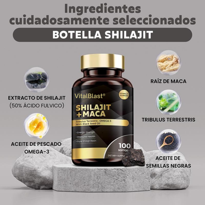 VitalBlast Shilajit + Maca