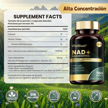 VitalBlast NAD+ Resveratrol