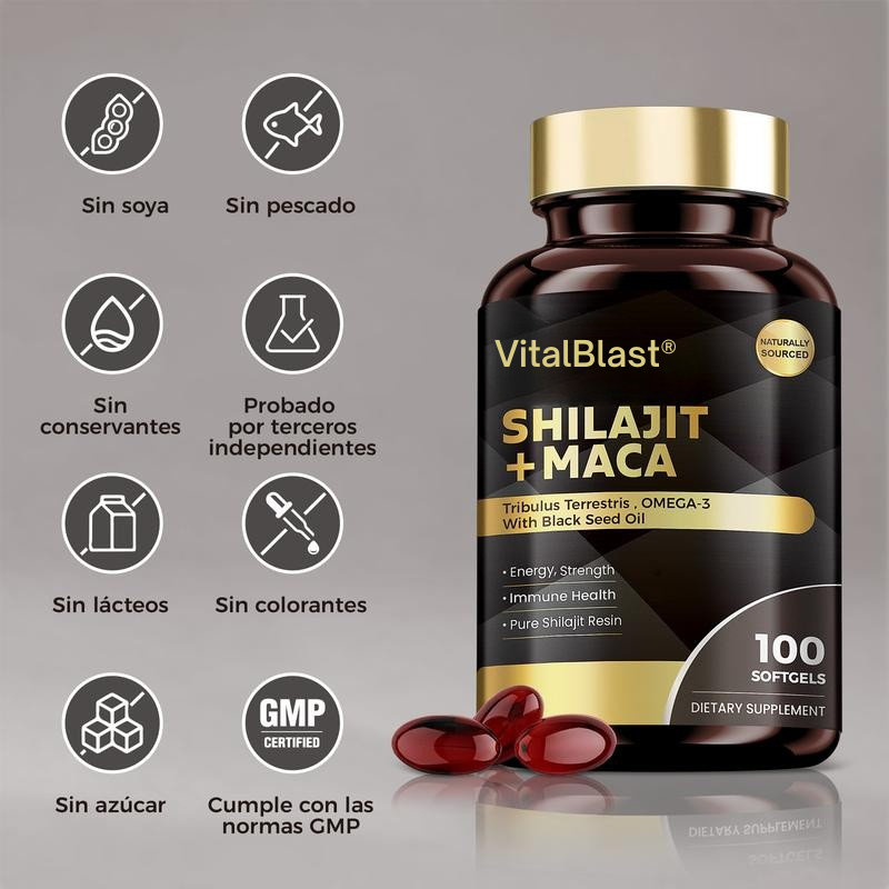 VitalBlast Shilajit + Maca