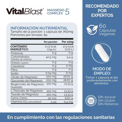VitalBlast Magnesio Complex 5